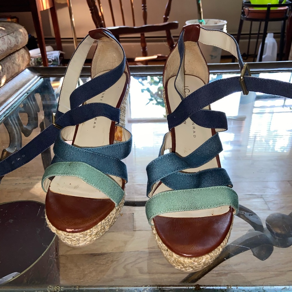 LC Lauren Conrad strappy wedge